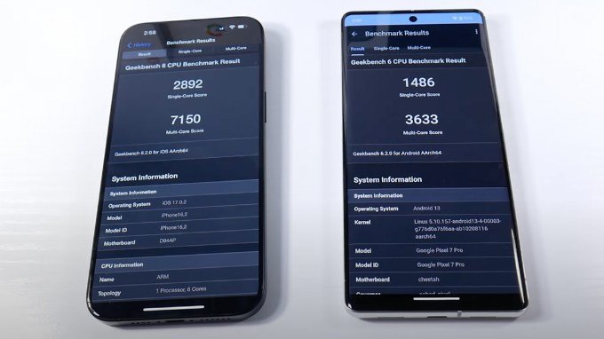 So sánh iPhone 15 Pro Max và Google Pixel 7 Pro: Điện thoại Google có đủ pin không?