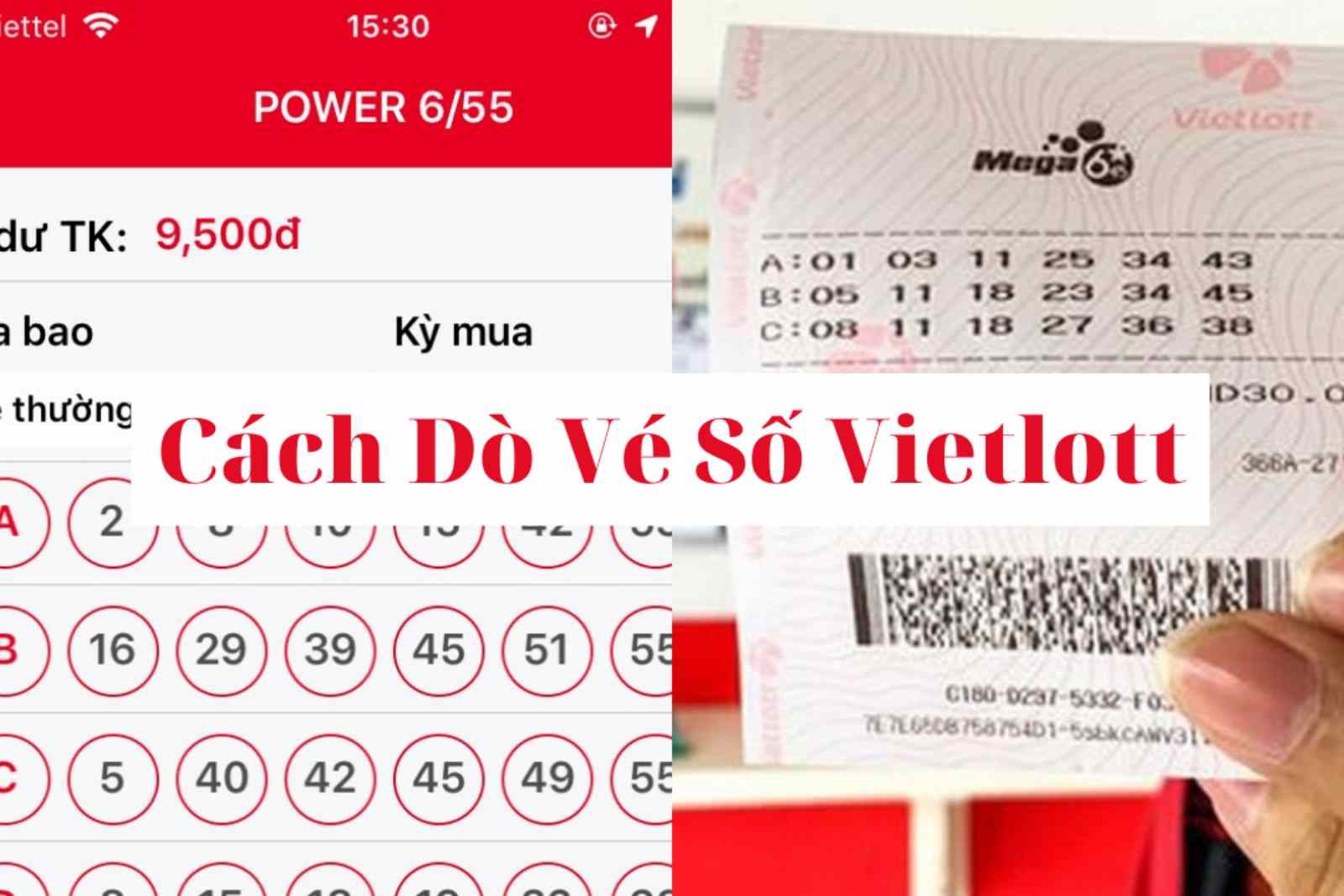 Cách Dò Vé Số Vietlott
