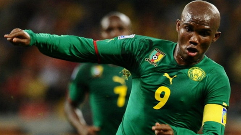Samuel Eto’o chắc chắn là cầu thủ Cameroon vĩ đại nhất Top 4 cầu thủ Cameroon xuất sắc nhất: Báo đen Châu Phi